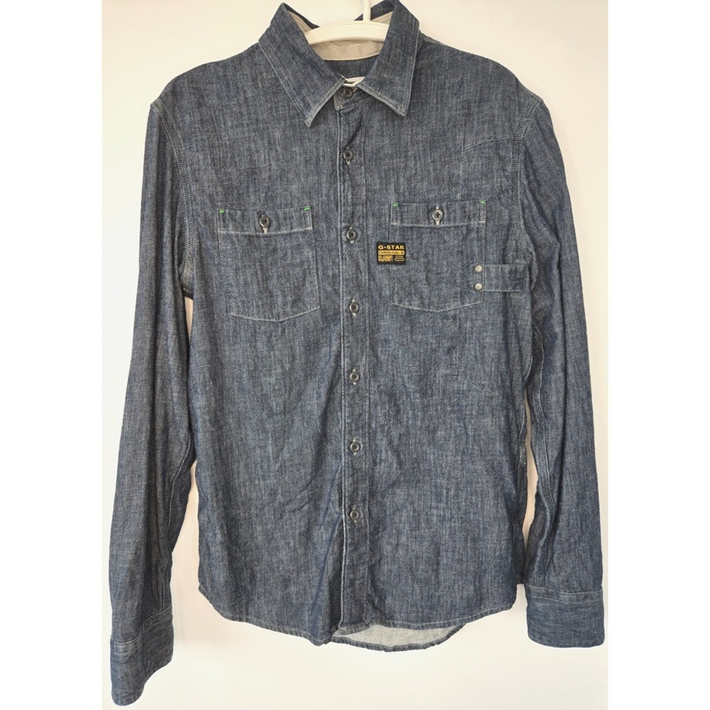 G-Star Shirt Jacket Original Denim Utility Old Money Quiet Luxury Grunge Preppy